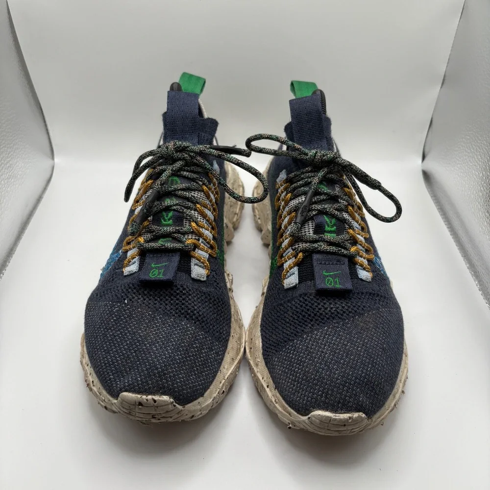 Nike Space Hippie 001 Blue Green‎ Casual Shoes Men's Size 8 DJ3056-400